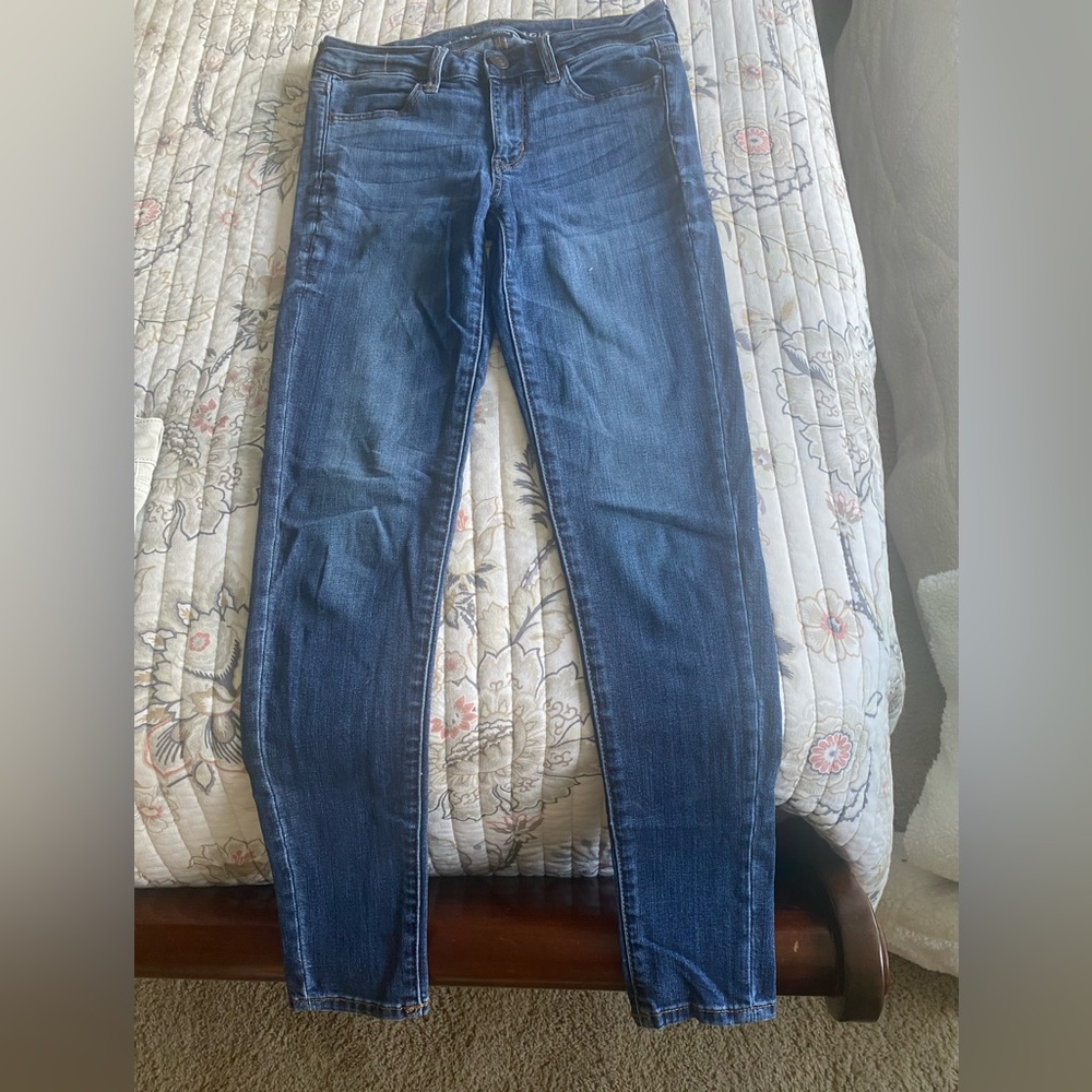 Girls American Eagle Jeans, Super Stretch Jegging, size 6 Regular